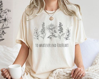 Comfort Colors® SJM merch, Terrasen Throne Of Glass t-shirt, SJM merch, To Whatever End, Aelin Galathynius, Terrasen Shirt, TOG Shirt