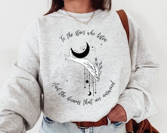 SJM - Original Design - The Night Court Sweatshirt, Acotar Velaris Sweatshirt, The City of Starlight Sweatshirt, Velaris Sweatshirt