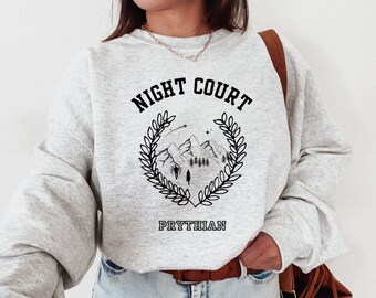 SJM - Original Design - The Night Court Crewneck, Acotar Velaris Sweatshirt, The City of Starlight Sweatshirt, Velaris Sweatshirt