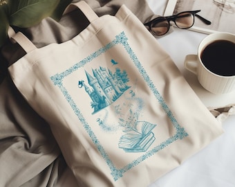 Bücherwurm Tasche, Fantasy Tasche, Bücher Tasche, Bücherwurm Tasche, Buchliebhaber Geschenke, Leser Tasche, Bibliothekar Geschenke, Bibliothek Buch Tasche