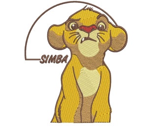 Simba Embroidery Design, The Lion King Movie (Digital Download)