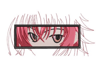 Anime Girl Embroidery Design, Japan Cartoon (PES, DST, EMB)