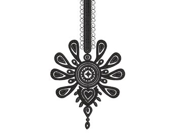Slavic Embroidery Design – Floral Parzenica Mountain Pattern (PES, DST)