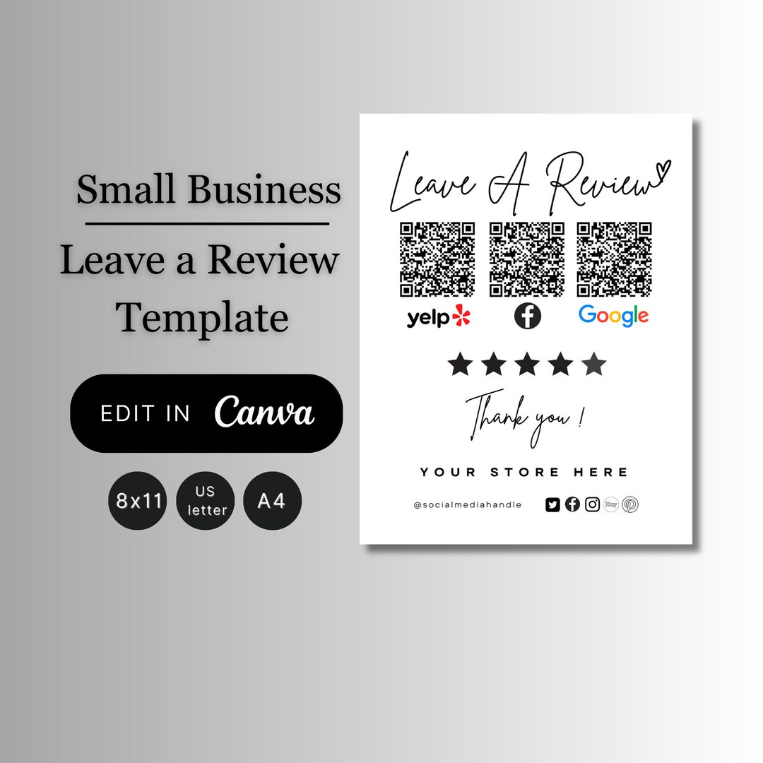 Custom Business Review Sign QR Code Review Us Sign Template Scan To custom-business-review-sign-qr-code-review-us-sign-template-scan-to