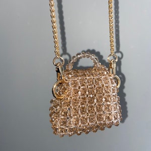 Crystal bead bag