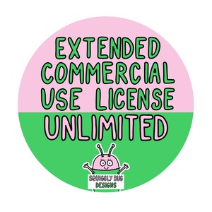 Squiggly Bug Extended Commercial Use License - Unlimited