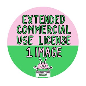 Squiggly Bug Extended Commercial Use License - 1 Clip Art Set