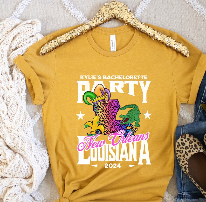Matching NOLA Bachelorette Party T-shirts,new Orleans Bachelorette ...