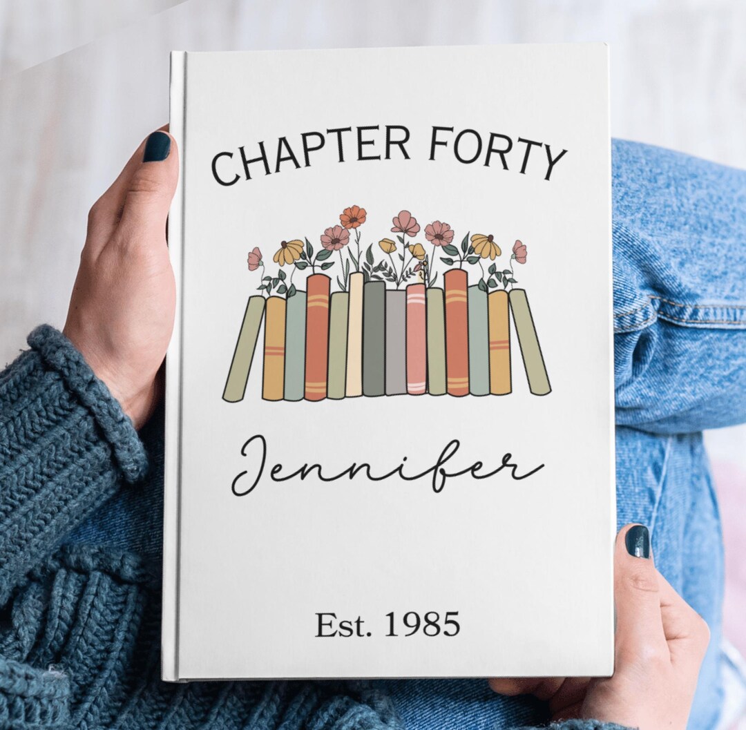 Personalized Chapter 40 Journal,custom Name Notebook,gift for Someone ...