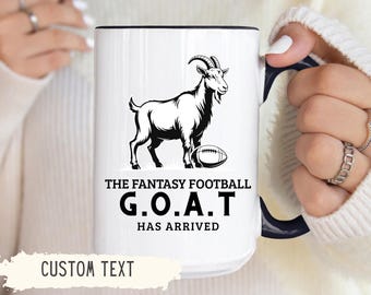 Personalized Fantasy Football Mug Custom Fantasy Football Commissioner Cup Fantasy Football Gifts Fantasy Football Trophy