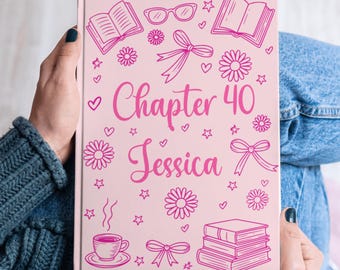 Diario personalizado del capítulo 40 con diseño de garabatos, cuaderno con nombre personalizado, regalo para alguien que cumple 40 años, regalo de cumpleaños número 40, libro de firmas de cumpleaños