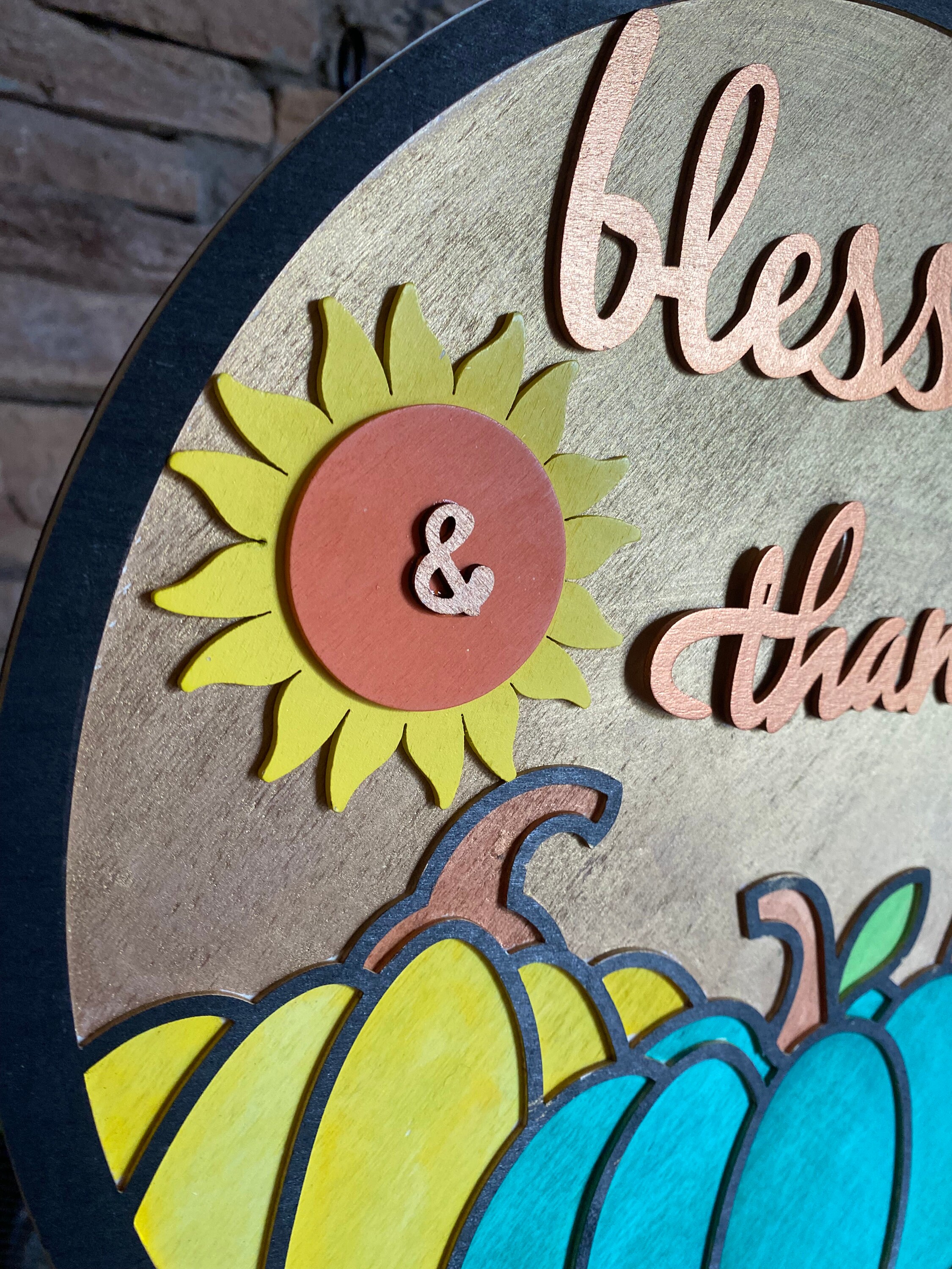 Wooden Door Hanger Indoor Office Door Hanger Fall Pumpkins Etsy