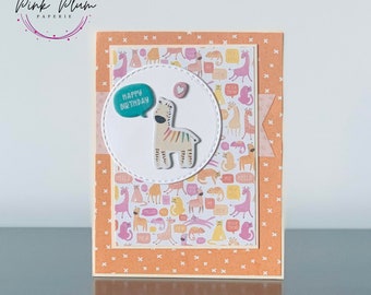Handmade Greeting Card - Happy Birthday, Birthday Card, Child Birthday Card