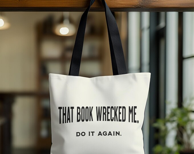 Book Lover's Tote Bag: Perfect for Readers, Literary Gifts, Book Clubs, Beach Days, Shopping, and More!