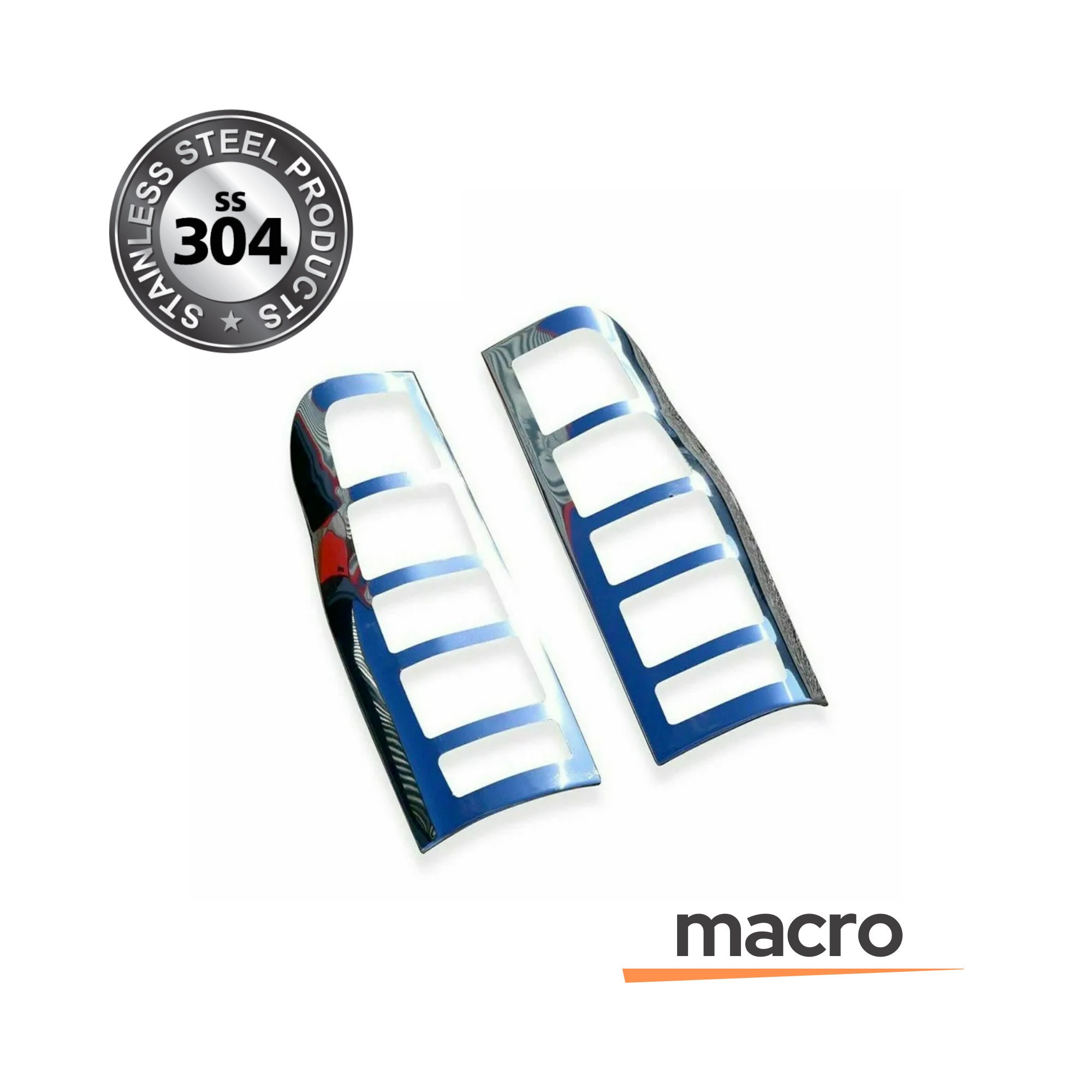 Chrome Rear Light Cover, Ford Transit 20002013, Premium Stainless