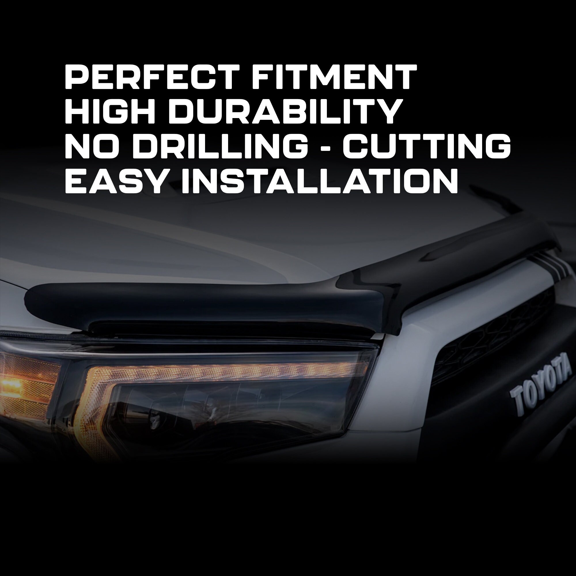 Front Stone & Bug Deflector, Hyundai Tucson SUV 20102015, Premium Hood