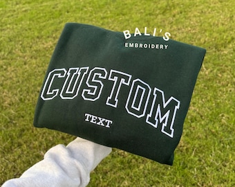 Personalisiertes Sweatshirt - Besticktes Sweatshirt - Besticktes Sweatshirt - Besticktes Sweatshirt