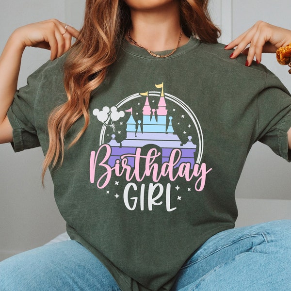 Disney Birthday Girl Shirt, Birthday Magical Trip Sweatshirt, Family Matching Birthday Tees, Disneyland Trip Birthday Gift, Birthday Squad