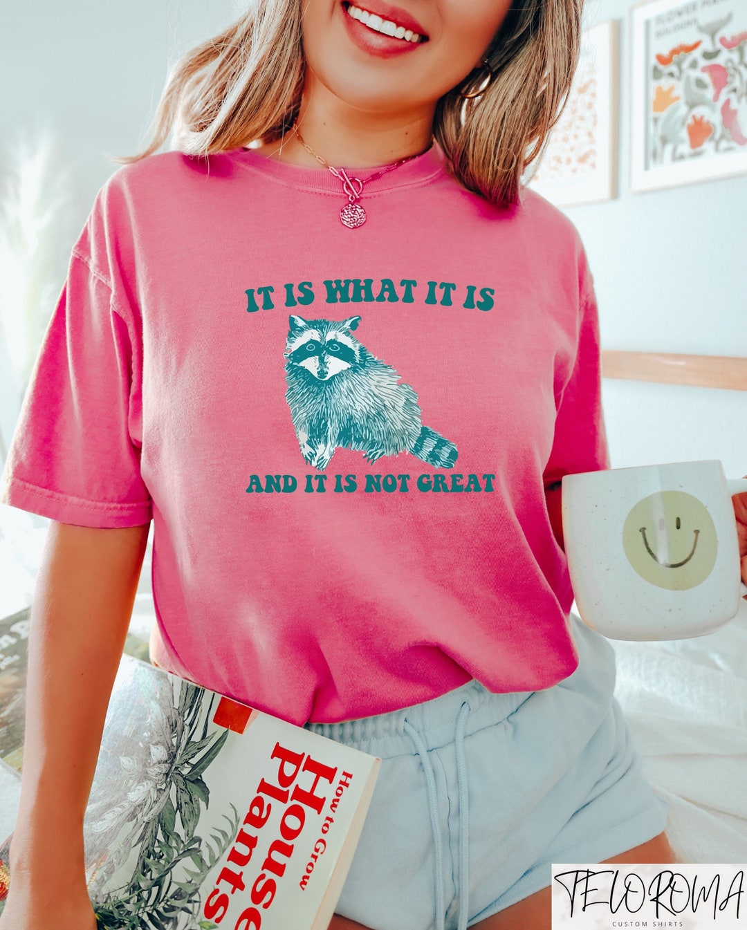 It is What It is and It is Not Great Shirt, Raccoon Funny Sweatshirt ...