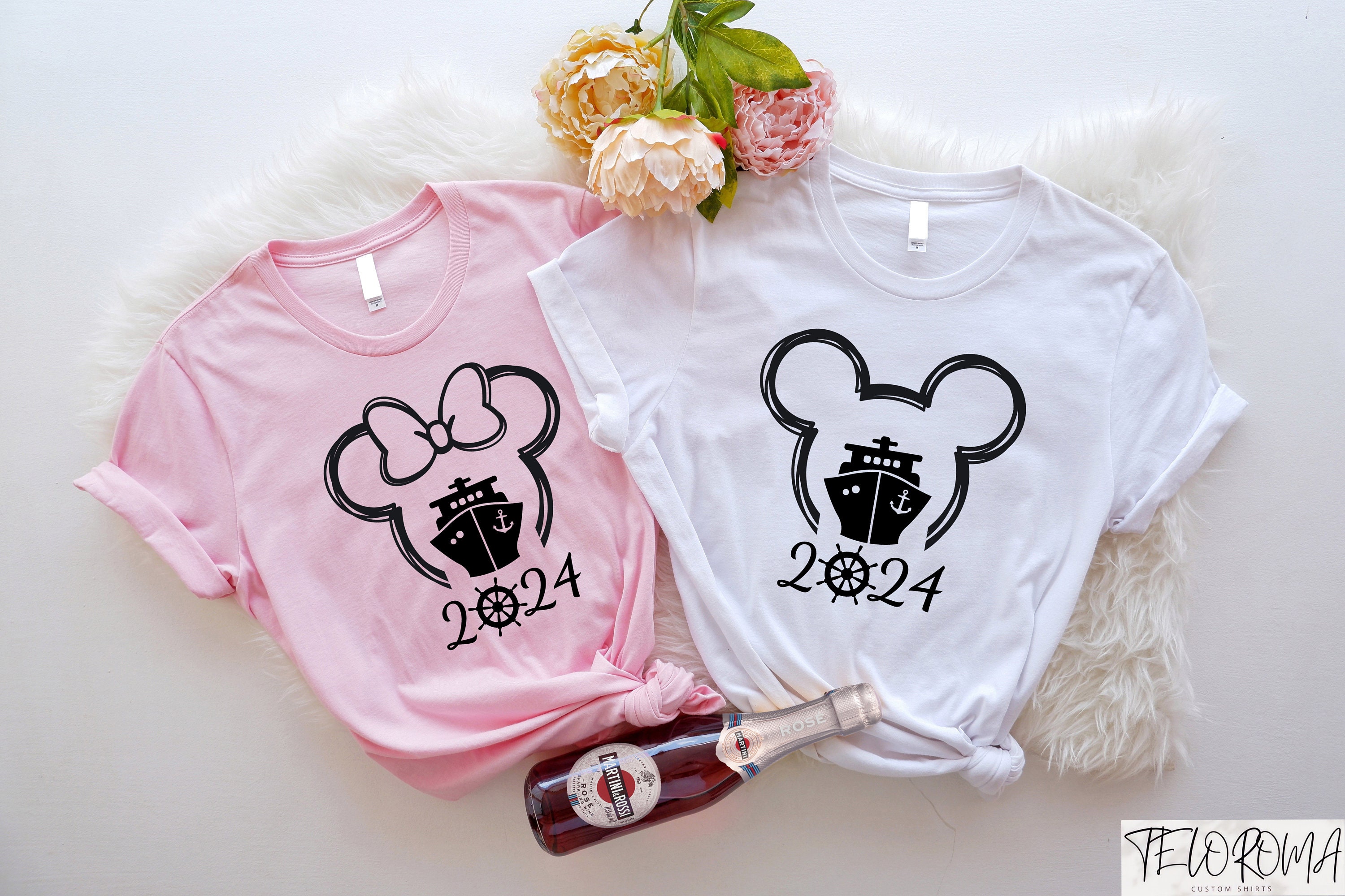 Disney Cruise 2024 Family Vacation Shirt, Mickey and Minnie Cruise Ship Tee
