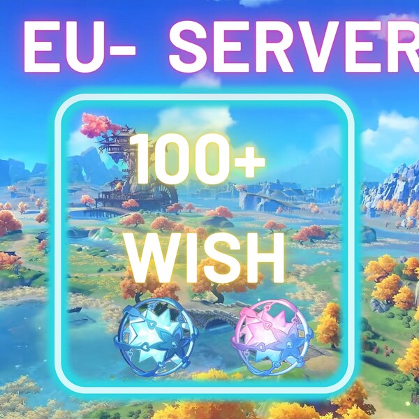 Eu AR10 Genshin Impact Reroll Account 100+ желаний 8000+ Primogems, 23+ 22