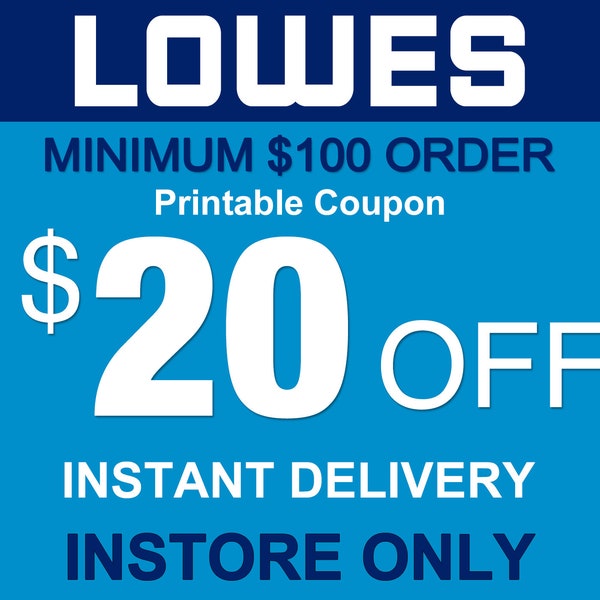 Lowes Coupons Etsy