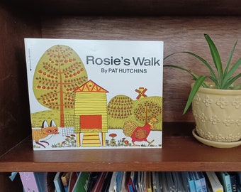 Rosie's Walk, by Pat Hutchins, vintage Scholastic book