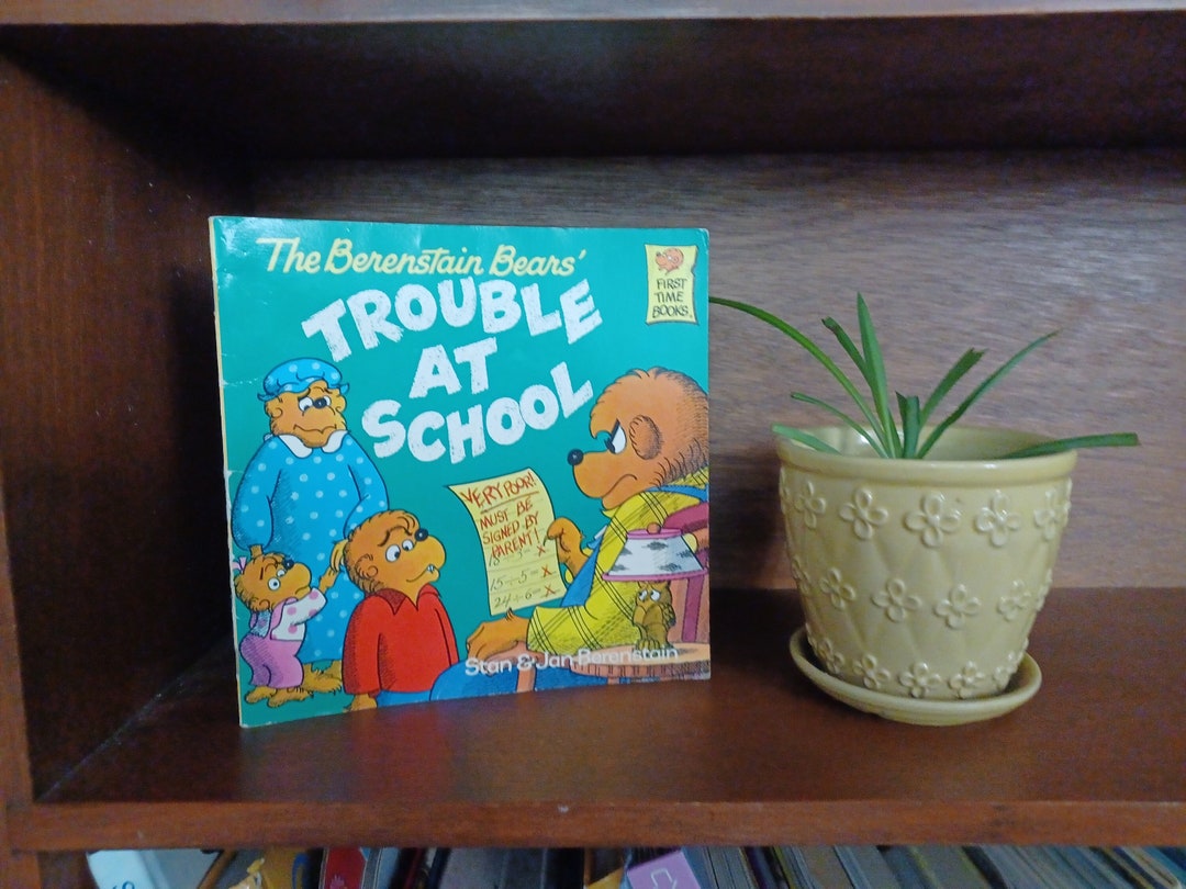 The Berenstain Bears Trouble at School, by Stan & Jan Berenstain - Etsy