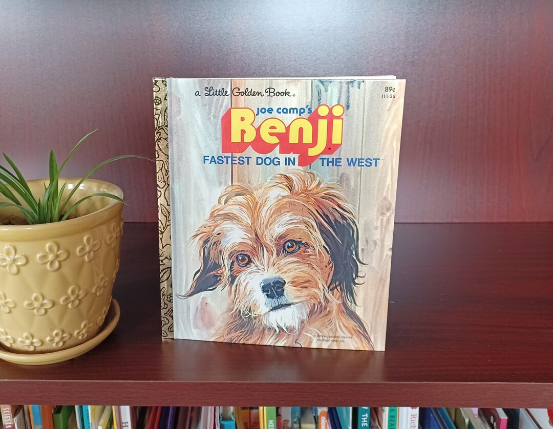Benji, Fastest Dog in the West, by Gina Ingoglia, Vintage Little Golden ...
