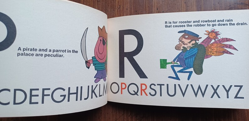 The Sesame Street Book of Letters, Vintage 1970s ABC Book, Alphabet ...