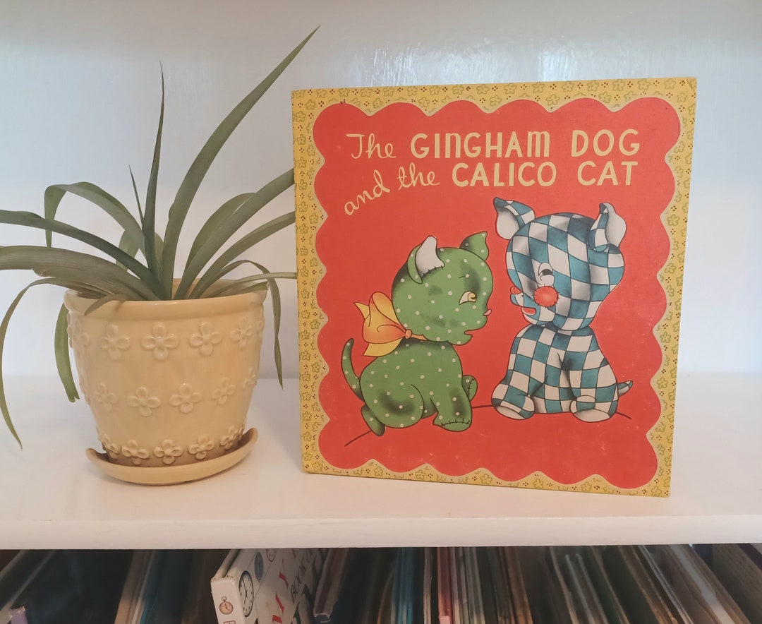 RARE, the Gingham Dog and the Calico Cat, by Eugene Field, Vintage 1944 Edition Etsy