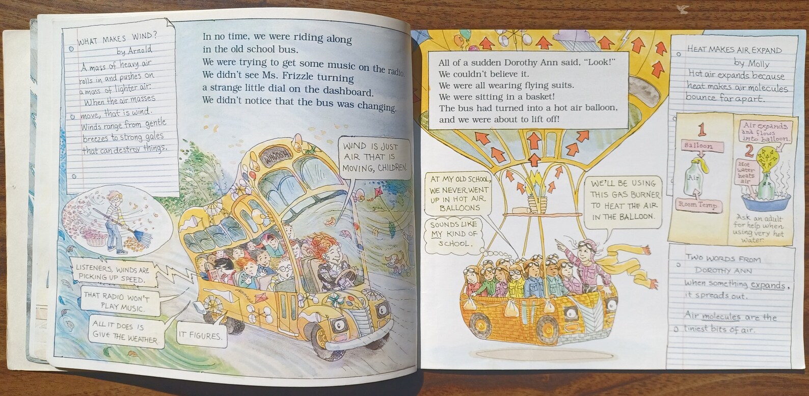 The Magic School Bus Inside A Hurricane, by Joanna Cole, Illustrated by ...