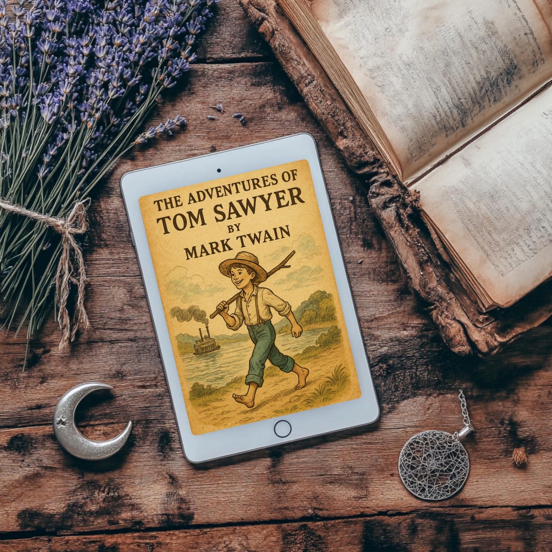 The Adventures of Tom Sawyer by Mark Twain – Classic Vintage Digital ...
