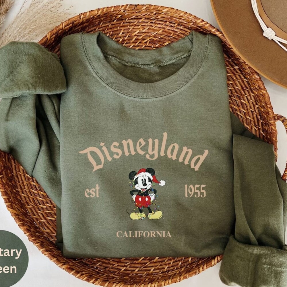 Magical Land Christmas Sweatshirt, Trendy Sweatshirt, Disneyland Sweatshirt, Oversized Sweatshirt, Christmas Sweatshirt, Christmas Gift Iconictees