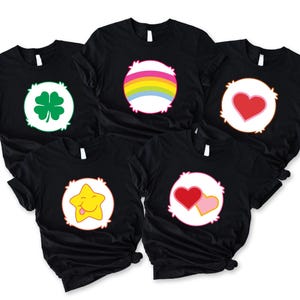 Cute Bear Nostalgia Non-Costume Unisex Costume Tees,Best Friends Tee, Show you Care or Don&#39;t Care Spirit Bear Tees,Funshine bear shirt