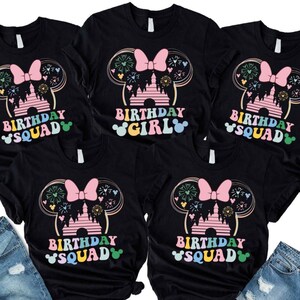 Birthday Crew T-Shirt: Matching Group Party Shirts