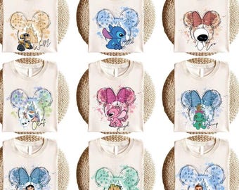 Disney All Characters Shirt,Retro Disneyworld Shirt, Mickey Friends Shirt,Gift Shirt,1971 Disneyworld Shirt,Disneyland Family Matching Shirt