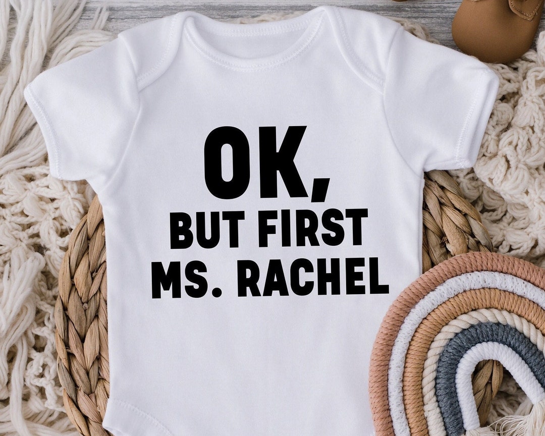 Ok, but First Ms. Rachel Romper, Songs for Littles Tee - Etsy