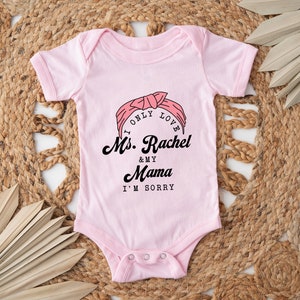 Ms.rachel Romper, I Only Love Ms Rachel My Mama I'm Sorry Shirts, Ms ...
