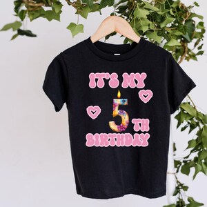 It&#39;s My Birthday Shirt, Personalized It&#39;s My Birthday Shirt, Birthday Kids Shirt, Birthday Shirt, Kids Birthday Gift, Custom Birthday Shirt
