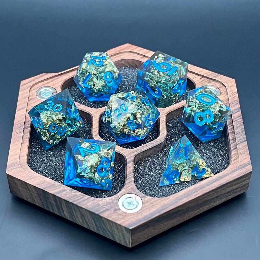 Davy Jones' Lost Treasure Polyhedral Dice Set Etsy