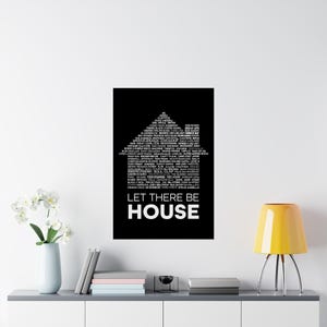 House Music Poster | Wall Art for Ravers, EDM Poster, House Music Art Print, Rave DJs Poster, Gift for DJs, Gift for EDM lovers