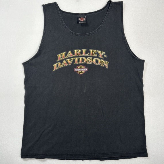 Vintage 1999 Harley Davidson Tank Top: Eagle Graphic, Mens L - Etsy