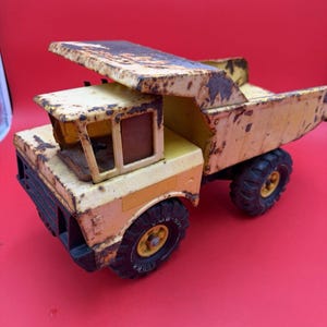 Vintage Metal Mighty Tonka Dump Truck camion Benne