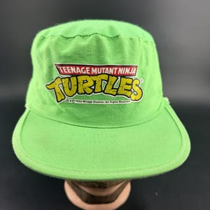 ヴィンテージ ティーンエイジ・ミュータント・ニンジャ・タートルズ ペインター風ハット アイコニック 90年代 TMNT 大人用