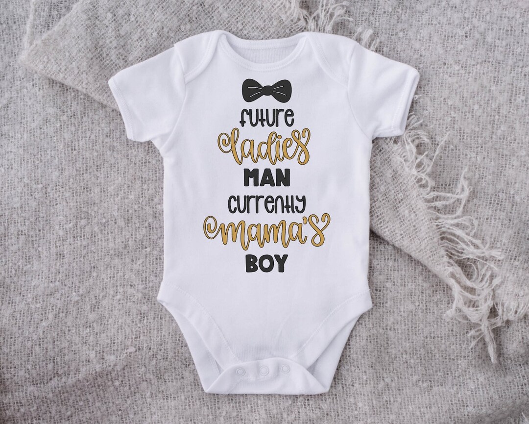 Lady's Man Mama's Boy Onesie® Baby Clothes Baby Etsy
