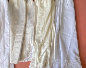 Part 2. White & Ivory Women's Skirt Slips