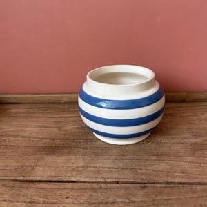 Sadler Style Blue and White Sugar Bowl