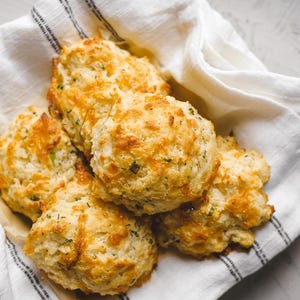Cheddar Chive Biscuit Recipe PDF – Small Batch Drop Biscuits for Two – Easy Homemade Biscuit Recipe Download