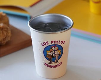 Los Pollos Hermanos Stainless Steel Tumbler: Breaking Bad TV Show Inspired